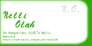 nelli olah business card